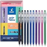 PILOT Tinta termosensible – el bolígrafo de tinta de gel borrable ofrece una experiencia de escritura suave y cómoda. El bolígrafo Frixion Ball está disponible en 12 colores vivos, todos borrables.