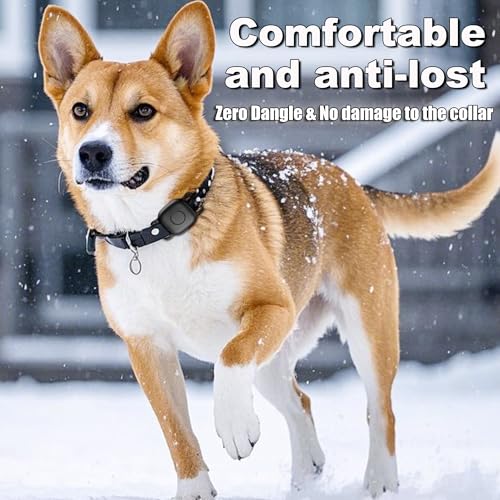 DDJ Waterproof Dog Collar Holder for Life360 Tile Mate Tracker, 2-Pack Durable Silicone Cover, Anti Lost for Life 360 Tile Tracker Case for Cat & pet Collars, Easy Installation, Lightweight, Black - image 3