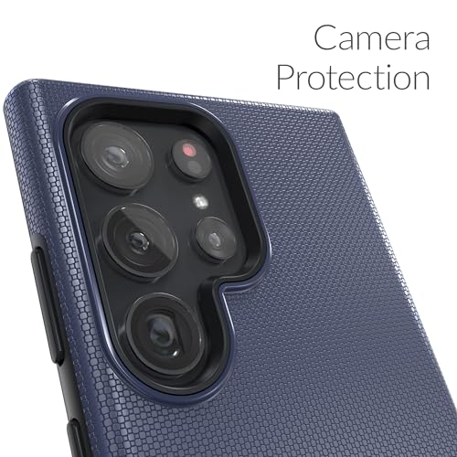Image of Crave for Samsung Galaxy S24 Ultra Case, Shockproof Protection Dual Layer Case for Samsung Galaxy S24 Ultra (6.8 inch) - Navy