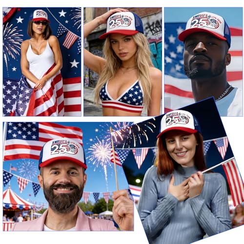 Gorra para mujer 4th of July USA miniatura 6