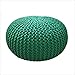 KJGHJ Types De Couleurs Diamètre 50cm Hauteur 30cm Pouf Tricoté Peut Être Détachable Coussin De Siège Coussin De Siège Ronde Tabouret Tricoté Rond (Color : 14)