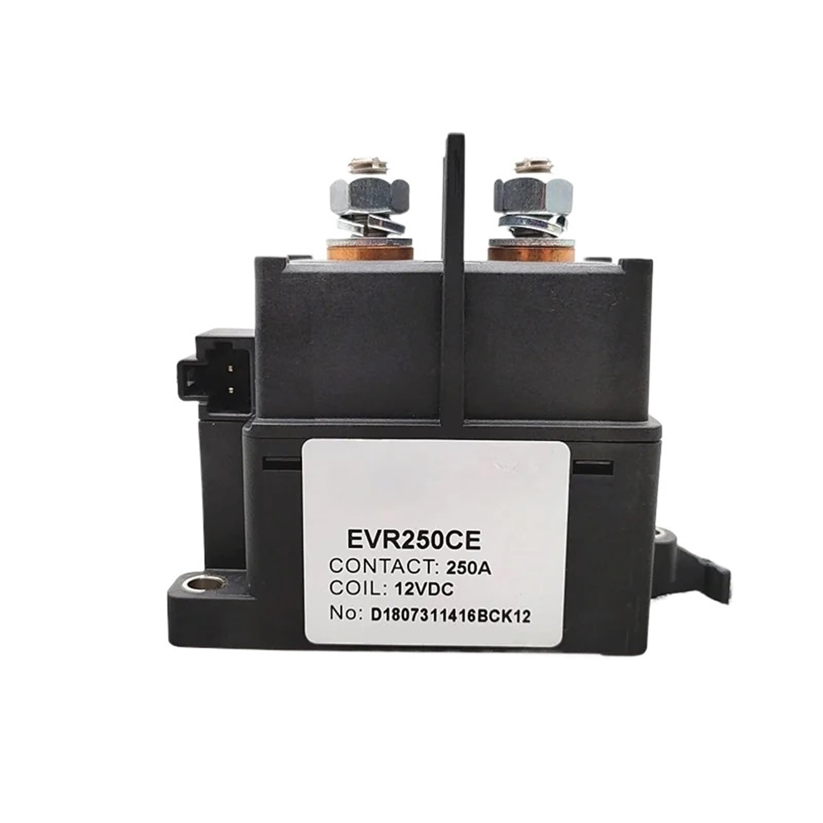 1 relé EVR250CE de alto voltaje de 12 V CC y 250 A for vehículos.