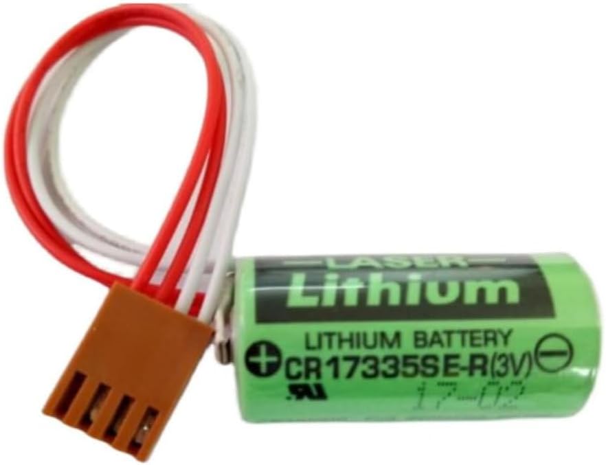 1PCS CR17335SE-R 3V 1700mAh PLC Battery with Plug Replacement Non Rechargeable Lithium Battery