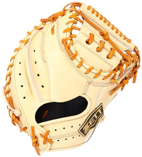 ゼット ネオステイタス キャッチャーミット BJCB70412N パステルブラウン×オークブラウン