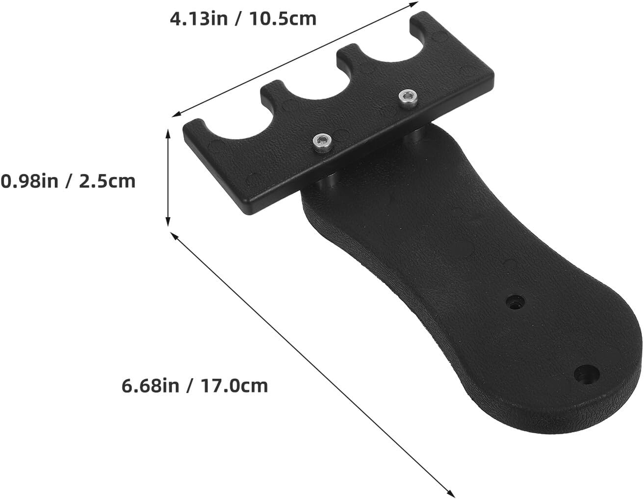 Billiard Cue Stick Holder Portable Foldable 3-hole Pool Cue Rack with Chalk Holder for Table Billiards Accessories