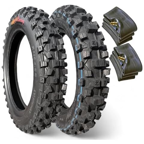 WIG Racing Tire and Inner-tube Combo 2.50x10 and 2.75x10 for CRF50, PW50, TTR50, XR50, DR-Z50, SSR50 Cover