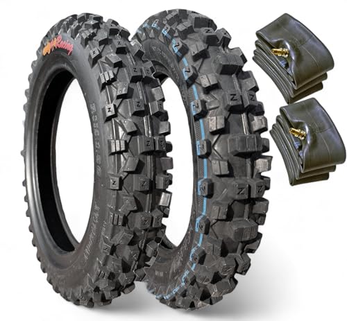 WIG Racing Tire and Inner-tube Combo 2.50x10 and 2.75x10 for CRF50, PW50, TTR50, XR50, DR-Z50, SSR50