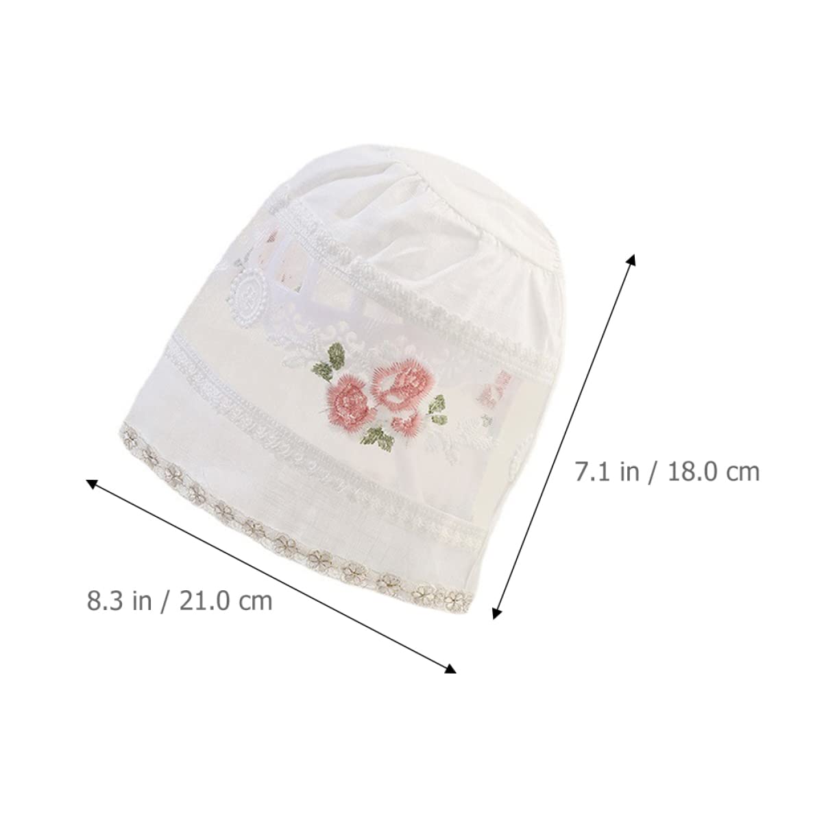 PACKOVE Sombrero De Bebe Gorro De Bebe Sombrero De Las Niñas Gorros para Bebes Gorro De Pescador De Verano Sombrero De Playa para Gorra con Forro De Muselina Pequeño Algodón
