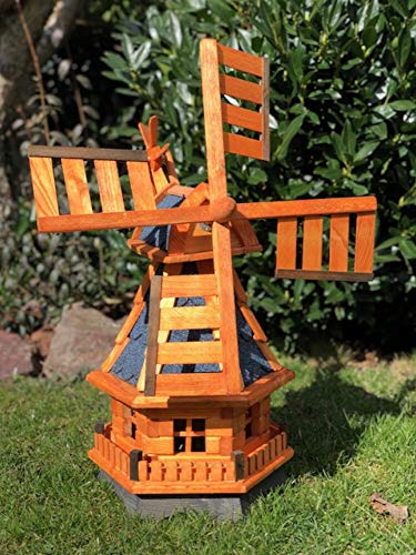 DARLUX dekorative handgefertigte Garten Windmühle aus Holz...