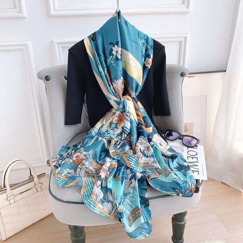 Printed Scarf for Women Lightweight Shawl Wraps Fashion Scarves Spring Summer2