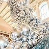 PartyWoo Metallic Silver Balloons, 50 pcs 12 Inch Silver Metallic Balloons, Silver Balloons for Balloon Garland or Arch as Wedding Decorations, Birthday Decorations, Party Decorations, Silver-G102 #3
