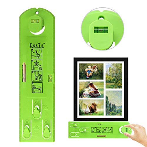 Esste Picture Hanging Kit Picture Hanger Tool Multi-Function Level Tool Portable Picture Hanger