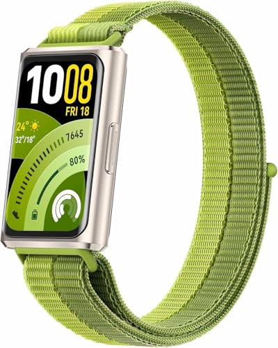 Image of Huawei Band 11 Pro Smartwatch with GPS, Aluminium Alloy Case, Large 1.62 inch Display, Heart Rate and SPO₂, New Sleep Monitoring, Emotional Wellness, Android & iOS (Green)
