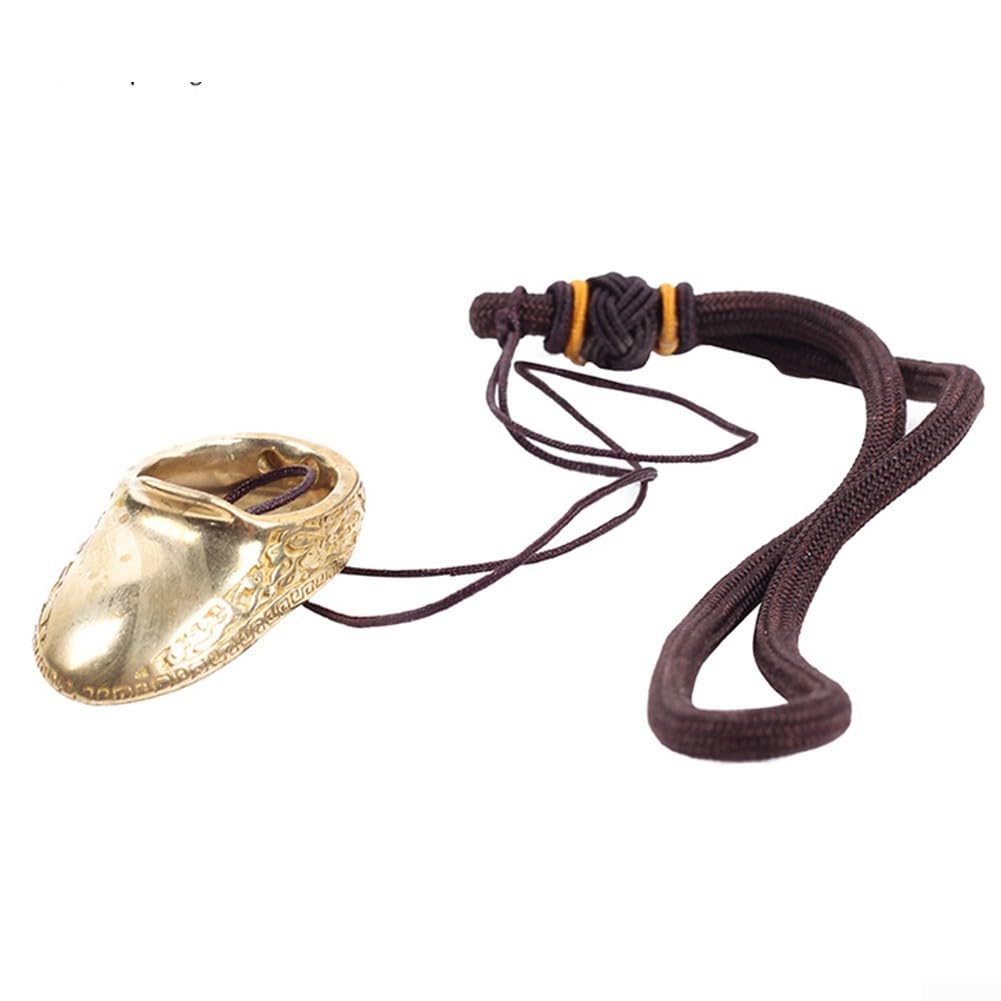 Zoegneer Anello tradizionale per pollice, protezione in ottone per una migliore stabilità di tiro (20 mm)