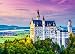 Cuteefun Puzzle 1000 Pezzi per Adulti Puzzle Architettura Castello di Neuschwanstein Puzzle Interessante Cervello Sfida Bambini Adolescenti