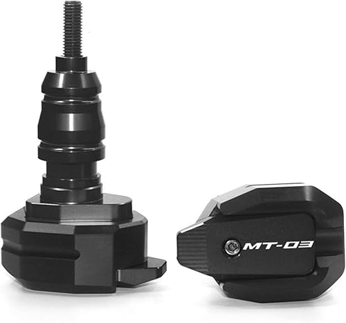 Yamaha MT-03 MT-25 YZF-R3 YZF-R25 YZF R3 YZF R25 Protector de carenado deslizante contra caídas (color negro, tamaño MT-03)