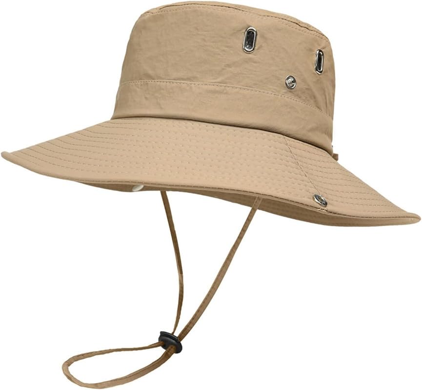 Outdoor Mountaineering Hat Summer Fishing Sun Hat Hiking Breathable Sun Hat Cycling Fisherman Hat (One Size)-image-26