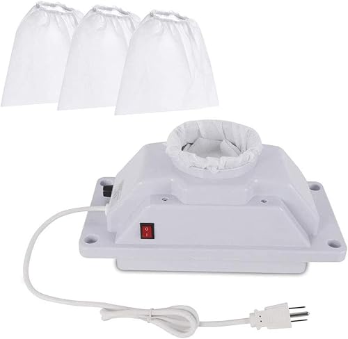 Miniatura 7 de KISSHAKE Colector de polvo de uñas, potente ventilador de aspirador de uñas, extractor de polvo y aspiración de polvo, herramienta de manicura para