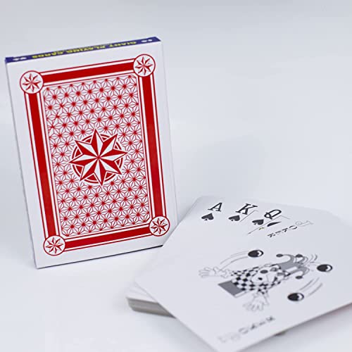 Jumbo Giant Playing Card Deck - 5X7 Inch Large Poker For Seniors Super Big Game Card Set Oversize Bridge Cards Huge Magic Poker For Family Party Fun Suitable #TOP5