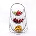Cesti di Frutta a 3 Livelli, portafrutta in Acciaio Inossidabile con Amaca Tripla, Frutta Verdura Produce espositore per cestini in Metallo per caricare Frutta e Verdura, Decorazione del SOG