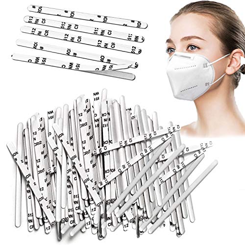 Tiras de Puente Nasal, Tiras de Puente de Nariz para Costura DIY Coser, 90 mm (150pcs)