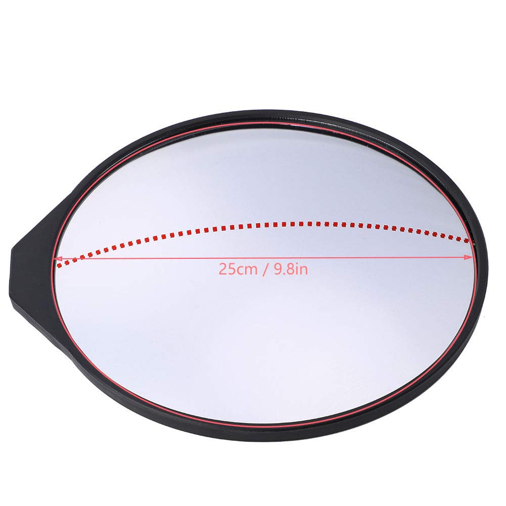equlup Golf Practice Mirror, 360 Degrees Golf Putting Alignment Mirror Convex Reflective Golf Swing Mirror Wide Angle Golf Training Aid for Golf Corrective Action