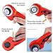 SUPERSUN Cúter Rotativo con 4 x Cuchillas Circular 45mm, Cortador Cutter Rotatorio...