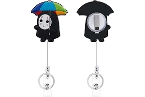 Adorable Anime Spirited Away No Face Man Badge Reel