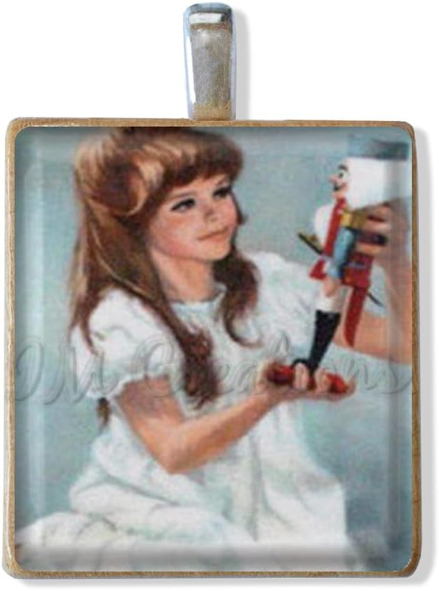 Classic Nutcracker Ballet Designs Scrabble Tile Pendants - BUY 2 or MORE, GET 1 FREE NECKLACE (Clara)