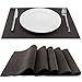Trivetrunner:Decorative Modular Trivet Runner for Table 4 pcs Placemats Extendable Hot Pad, with Coasters Heat-Resistant Surface,for Hot Plates, Pots, Dishes, Cookware for Kitchen (Warm Gray)