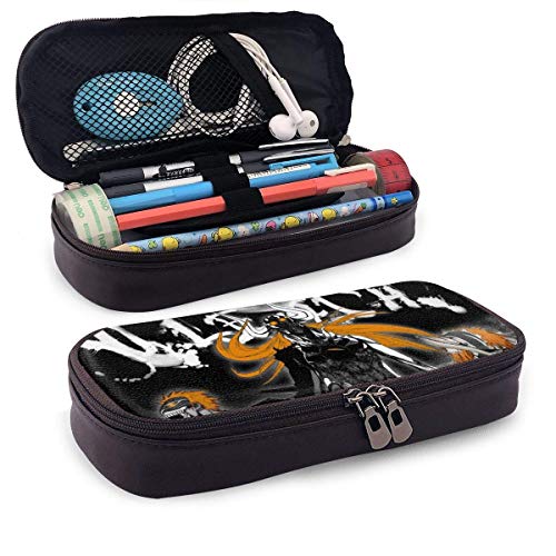 Preisvergleich Produktbild Federmäppchen Großraumspeicher Stift Bleistiftbeutel Schreibtisch Organizer Praktischer Taschenhalter mit Reißverschluss - Bleach Kurosaki Ichigo