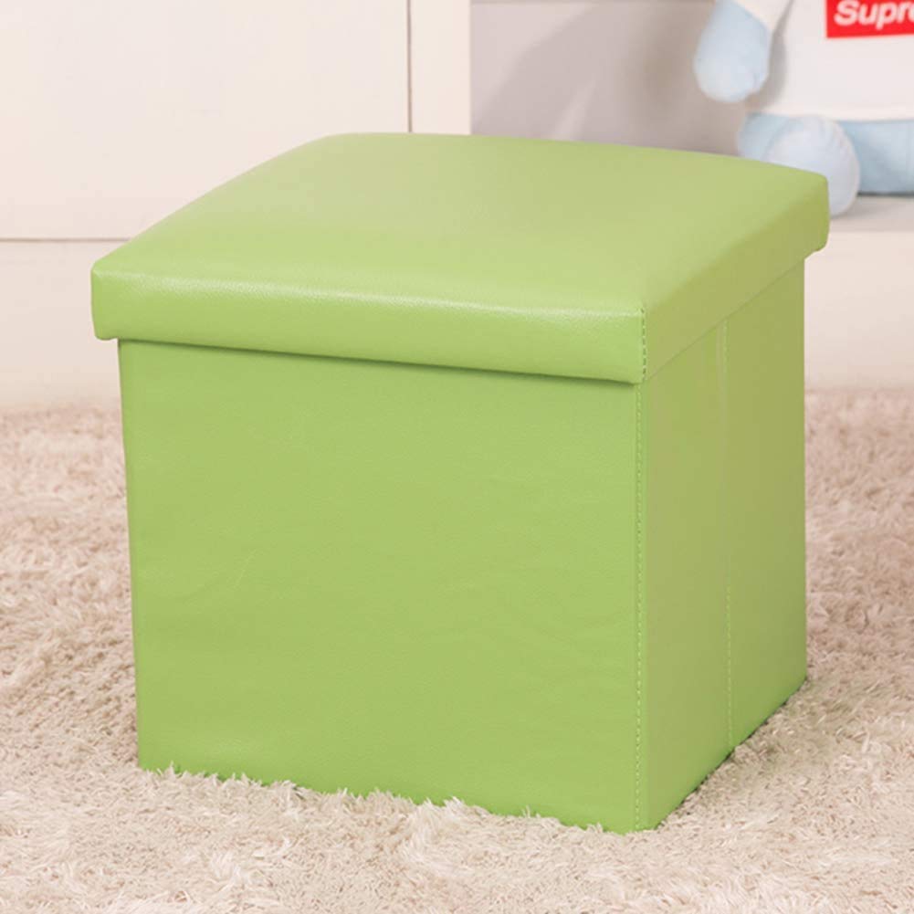 Boîte de Rangement Pliable et Repose-Pieds Cube pour Petits Espaces