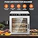 RKUVPAE Freeze Drier, Food Dehydrator Machine, 10/12 Stainless Steel Trays, Home Freeze Dryer, Food Processer, with 24 Hours Timer&Max Temperature 194℉,10layer-110V (Size:10layer,Color:110V)