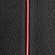 TOYOUN Classic Auto Vordersitzbezüge Highback Universal PU Leder Sitzschoner für die meisten PKW, LKWs, SUVs, Vans Schwarz Rot
