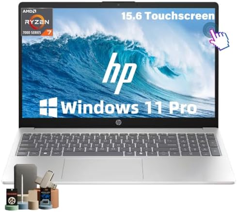 HP 15.6" FHD Touchscreen Laptop, 32GB RAM, 1TB SSD, AMD Ryzen 7 7...