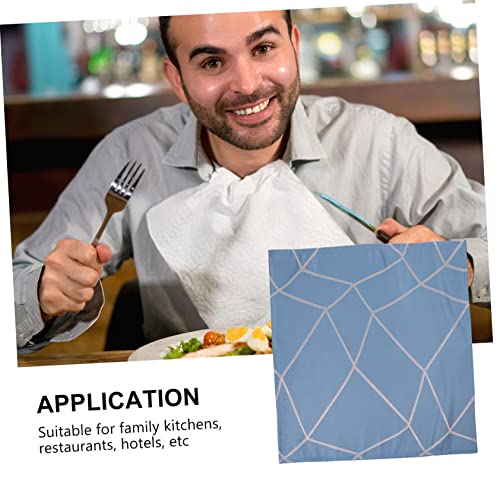 UPKOCH 2 Pçs Impresso Guardanapo De Pano Decoração De Mão Decoração De Mesa De Jantar Decoração De C