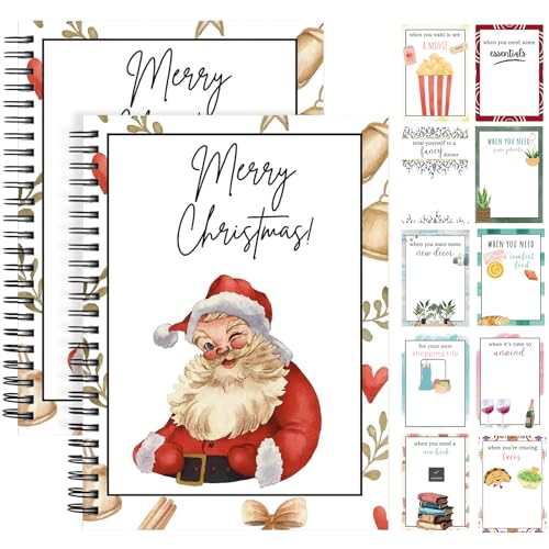 rubeonly 2 Pack Christmas Gift Card Book - Surprises On