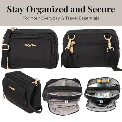 Image of Baggallini Triple Zip with Front Wallet /Trifecta RFID Wallet Crossbody