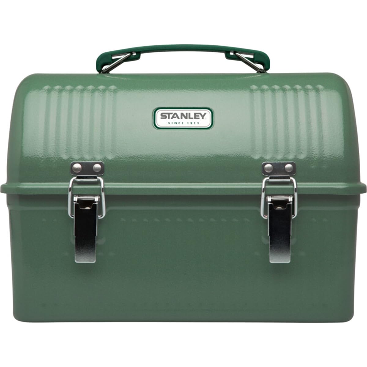 Stanley 1913 Classic Lunch Box 9.5L Hammertone Green - Scatola per il pranzo in acciaio inox con manico - Contenitore per alimenti - Può contenere una bottiglia sottovuoto o una tazza da viaggio