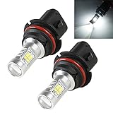 HOTSYSTEM 2x Super Bright 21W 9007 HB5 White LED Driving Fog Lamp Samsung LED Bulbs DC12V 2-Pack