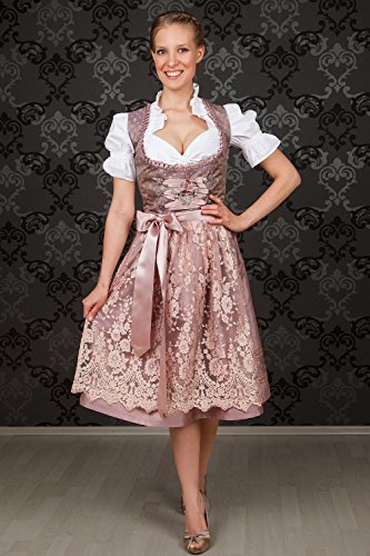 Tablier Dirndl en dentelle avec charivari Edelnice Trachtenmode taille 32-56