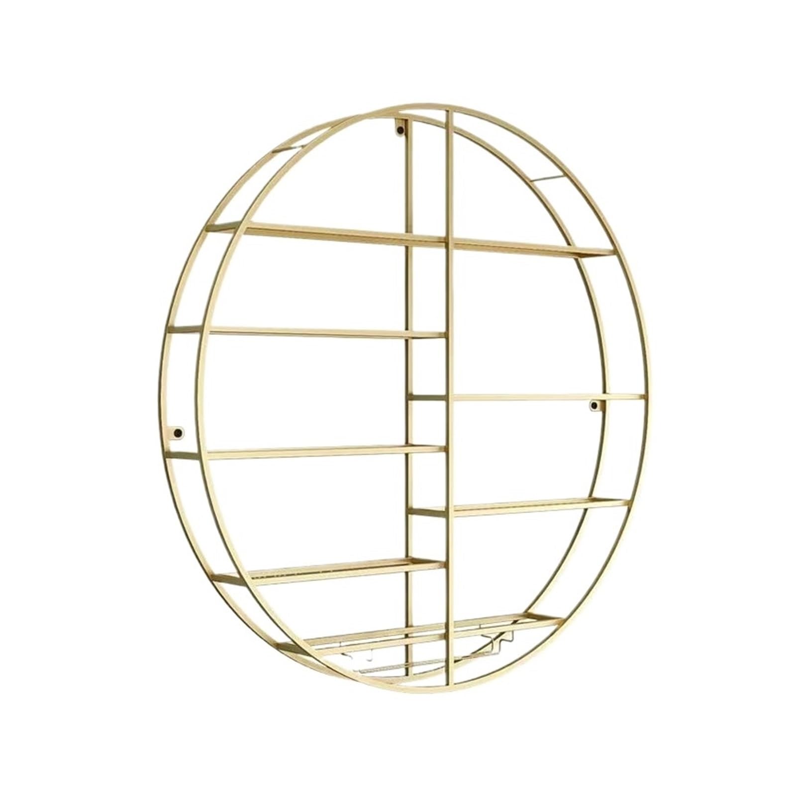 SDA287MZ Storage Round Wrought Iron Wall Mounted Wine Rack Multifunctional