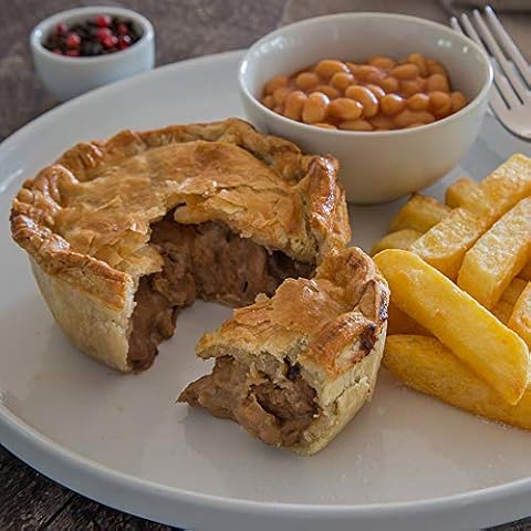 The Real Pie Company - Steak Pie Selection - Award Winning Premium British Pies, 6 x 230g Pies (Peppered Steak) Cover