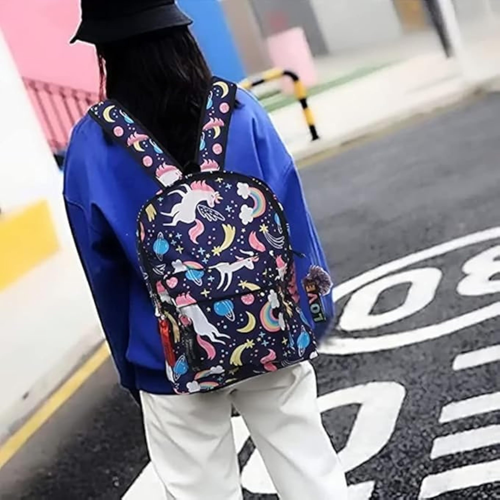 Medium Kids Waterproof Backpack, Stylish Daypack