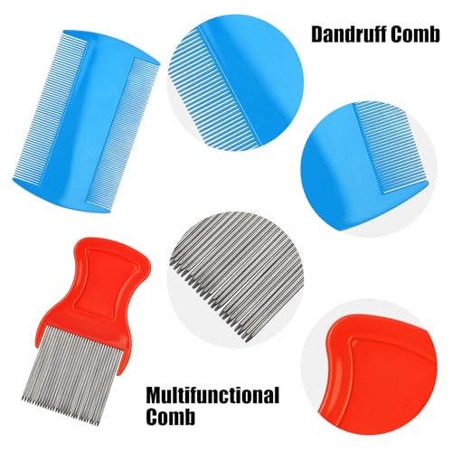 Peines para cabello color aleatorio 4 piezas miniatura 5