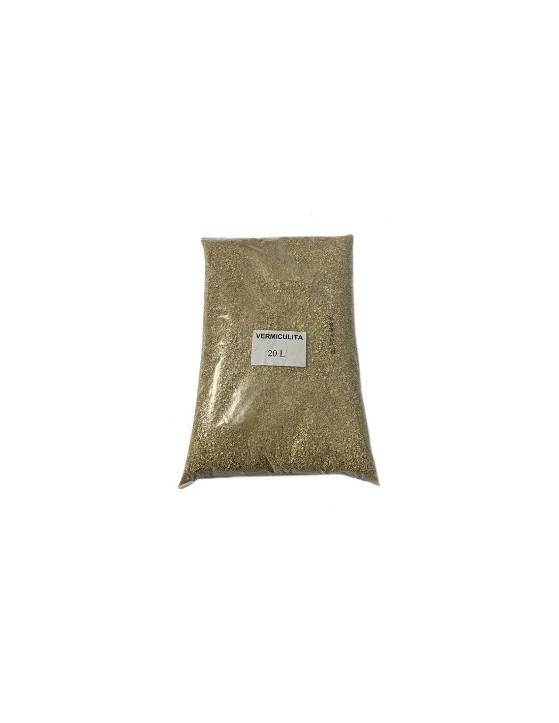 Jardin202 - Sustrato Vermiculita para retención de Agua | Aislante térmico | Cultivos hidropónicos | 20 litros (2 Sacos)