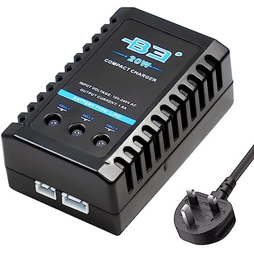 EatPitaya 1.6A 20W 2S 3S Balance Battery Charger 7.4 to 11.1V for RC Helicopter LiPo