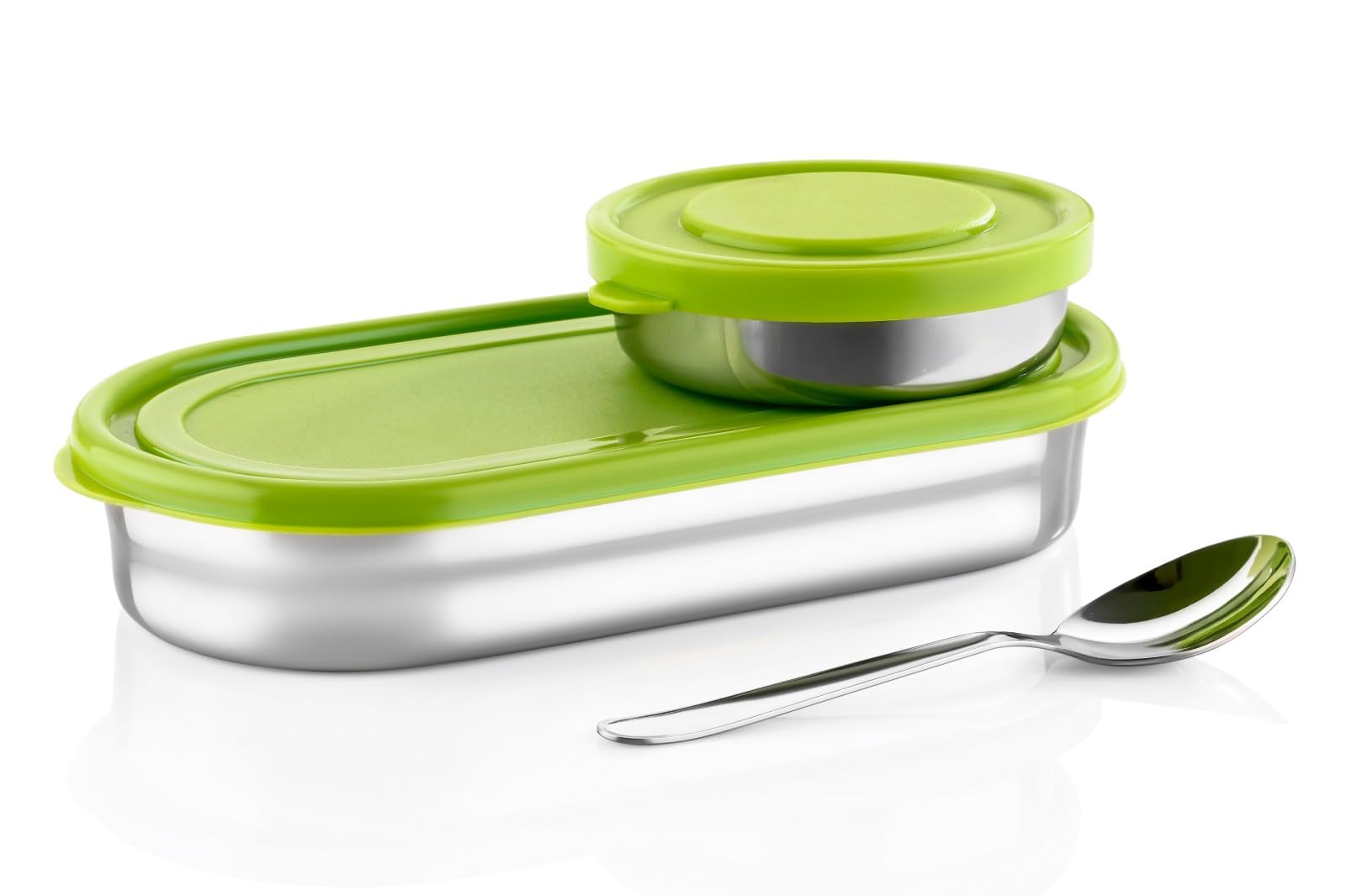 Kids Stainless Steel Lunch Box - Leak Proof & Durable -1