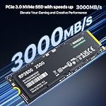 256GB NVMe SSD M.2 SSD PCIe 3.0×4, lire jusqu'à 3,500 MB/s, M.2 2280 Conduite intérieure de l'État salissure, SLC Cache 3D NAND TLC, Compatible avec Ordinateur portable et PC Bureaux (RP3500)