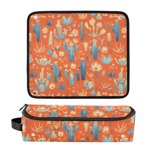 Bolsa de viaje para herramientas de cabello Cacti Orange miniatura 3